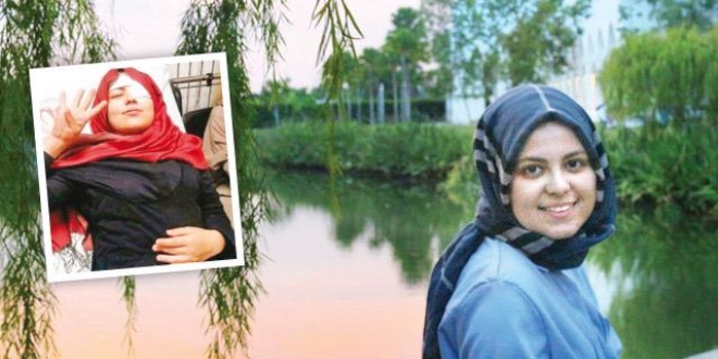 Stant a�arken g�z�ne soda �i�esi at�lan k�z, Ankara'dan aday