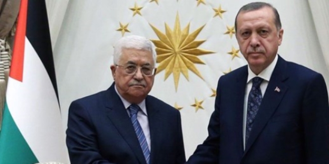 Cumhurbakan Erdoan Filistin lideri Abbas'la grt