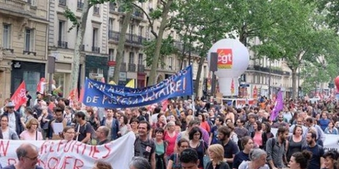 Fransa'da memurlar nc kez genel grevde