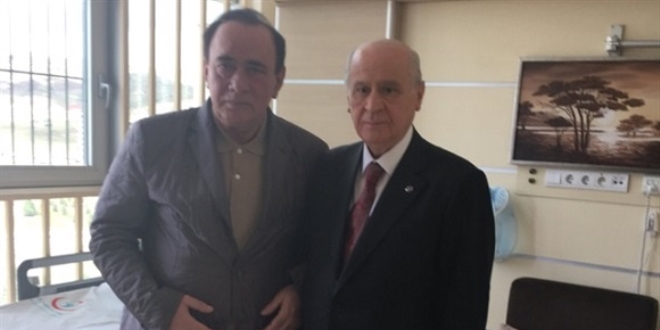 Devlet Bahçeli, hastanedeki Alaattin Çakıcı'yı ziyaret etti