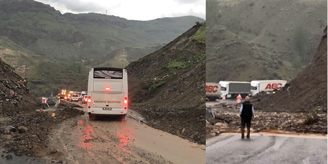 Kars-Erzurum karayolunu ulama kapand