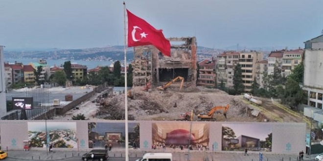 AKM'nin yıkımında sona gelindi