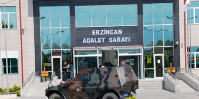 Erzincan'da 72 sankl FET davasnda ara karar