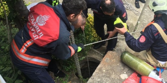 Kilise bah�esinde kurtarma operasyonu