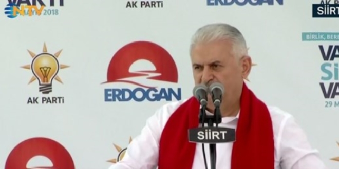 Yıldırım: Terör Türkiye'nin gündeminden çıkmıştır