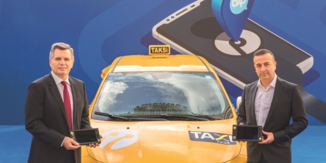 Dijital taksi yola kyor