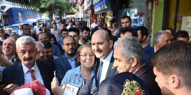 Soylu'dan Erdoğan'ın seçim kampanyası için bağış