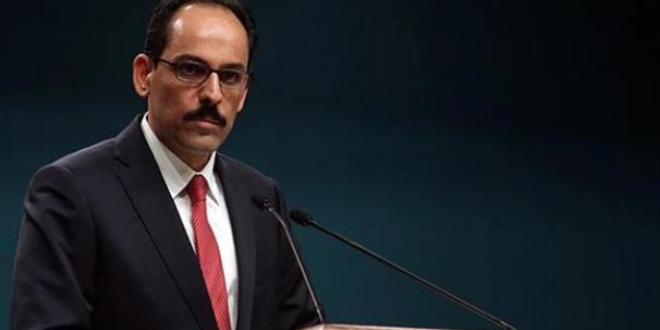 ABD'nin veto karar�na �brahim Kal�n'dan sert tepki