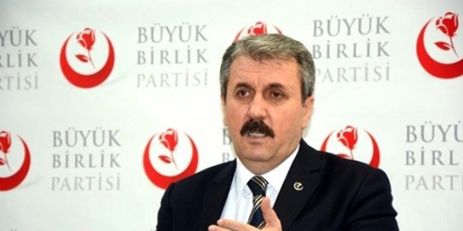 BBP Genel Başkanı Destici'den 'af' açıklaması
