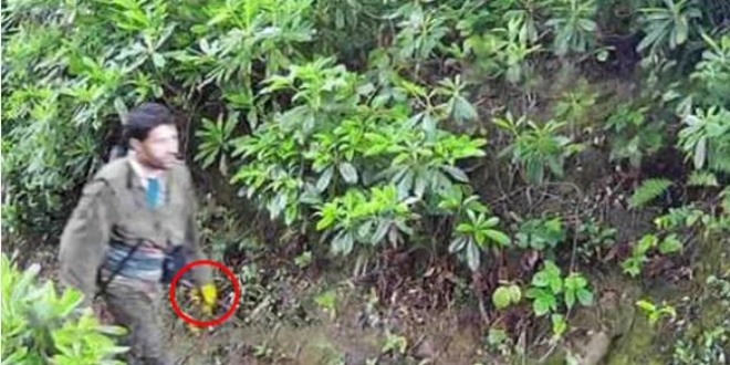 Fotokapana yakalanan teröristin sarı eldiven sırrı çözüldü