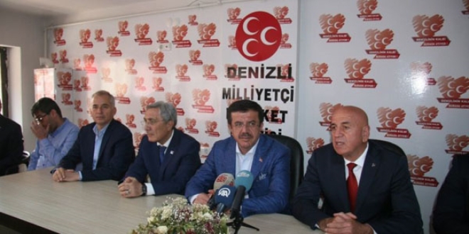 Zeybekci Denizli MHP İl Teşkilatı'nı ziyaret etti
