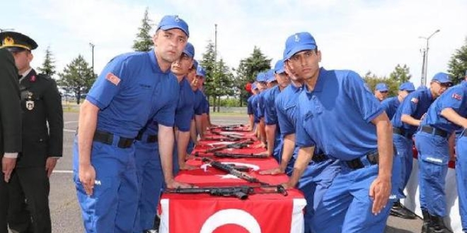 Kırklareli'nde kısa dönem Jandarma erler yemin etti