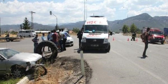 Konya'da iki otomobil arpt: 7 yaral