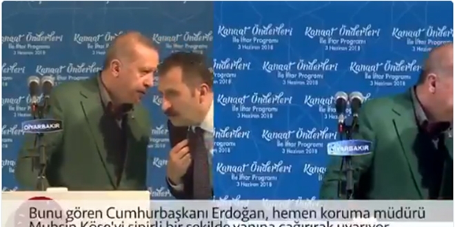 'Erdoğan, Prompter bozulunca konuşamadı' mı?