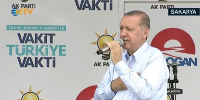 Erdoğan'dan İnce'ye Promter cevabı