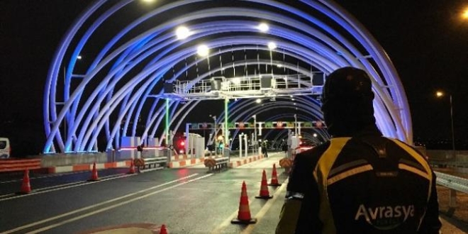 Avrasya Tüneli'nin bir bölümü bu gece kapalı