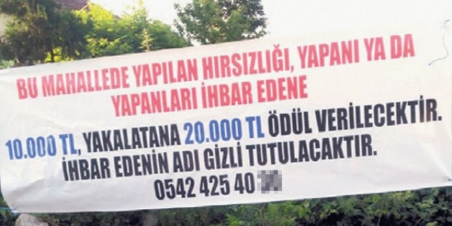 80 bin liral�k h�rs�z i�in 20 bin liral�k �d�l