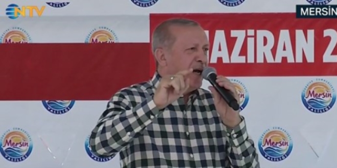 Erdoğan: Yıkacağım dedi, kuzu kuzu geldi