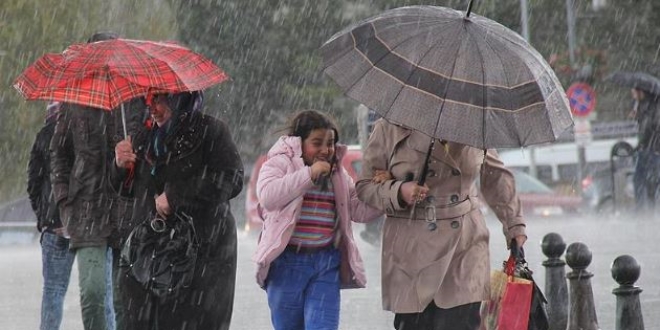 Meteorolojiden 5 il için sağanak uyarısı
