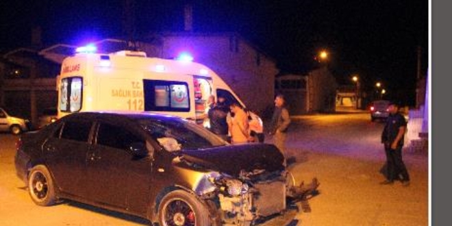 'Dur' ihtarına uymayınca polislere kaza yaptırdı