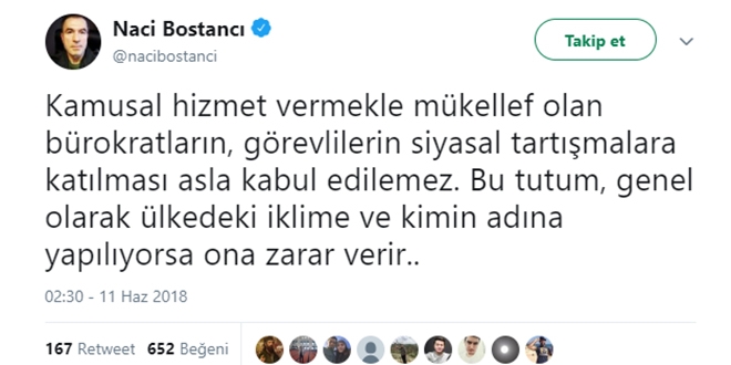 Ak Parti Grup Başkanvekilinden Danıştay üyesine tepki