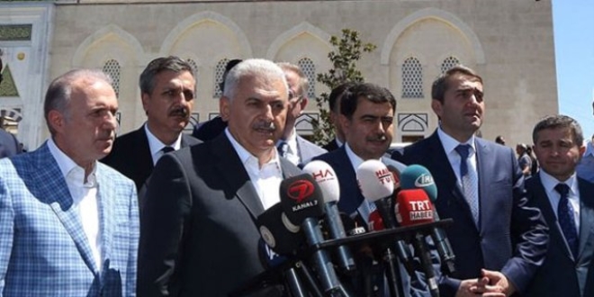 Başbakan Yıldırım bayram namazı sonrası konuştu