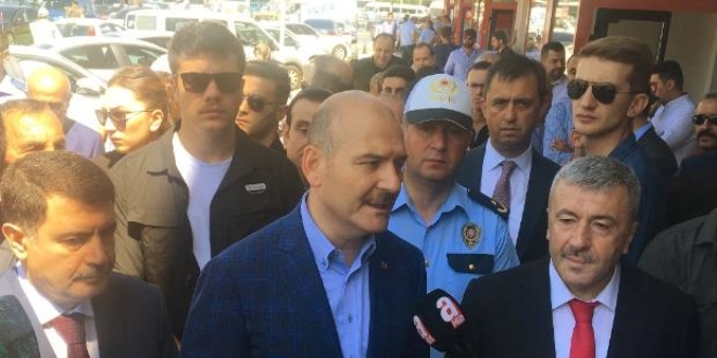 Soylu'dan AK Parti'li Yıldız'a taziye ziyareti