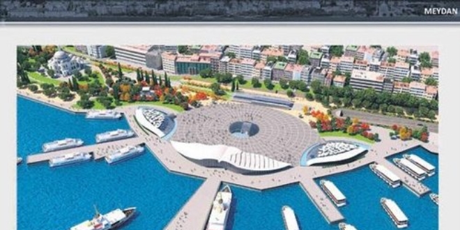 Kabataş'a 100 bin metrekare yeşil alanlı transfer merkezi