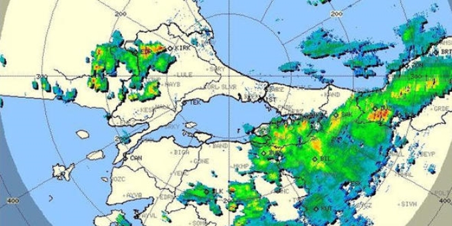 �stanbul i�in kuvvetli sa�anak uyar�s�