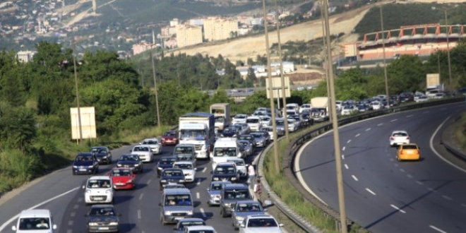 Tatilciler dönüş yolunda