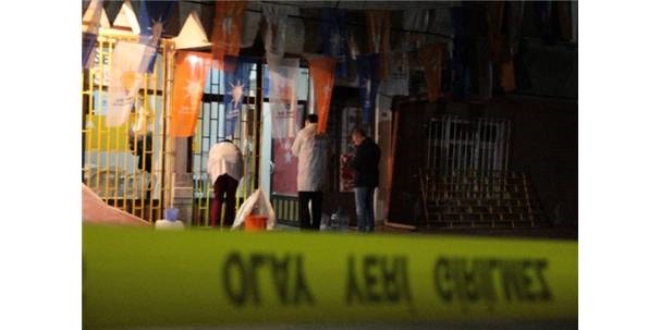 AK Parti seçim irtibat bürosuna ses bombası atıldı