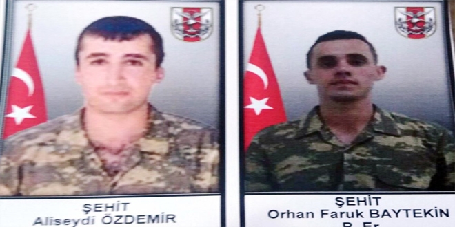 Hakkari'de �ehitler i�in t�ren d�zenlendi