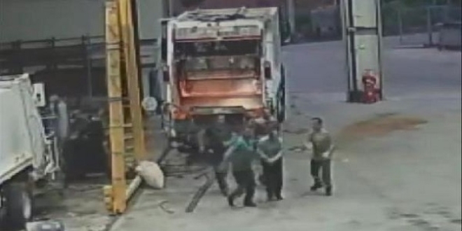p kamyonundaki metan gaz alev ald, 2 ii yaraland