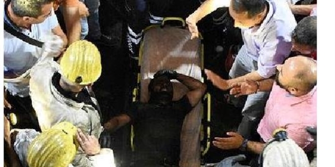 Göçükten yaralı kurtuldu, o anları anlattı
