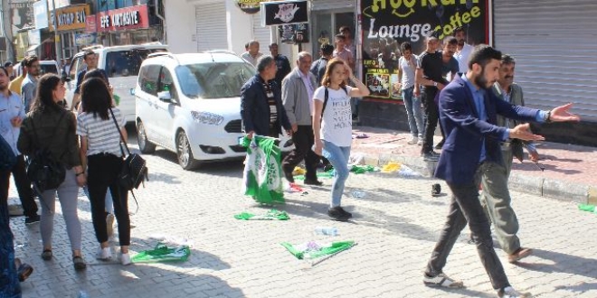 Van'da HDP mitingi sonras gerginlik