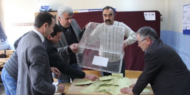 Oy verme işlemleri sona erdi, sayım başladı