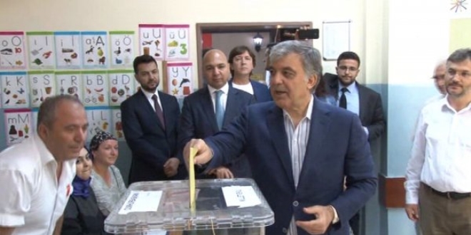 Abdullah Gül'ün sandığından kim birinci çıktı?