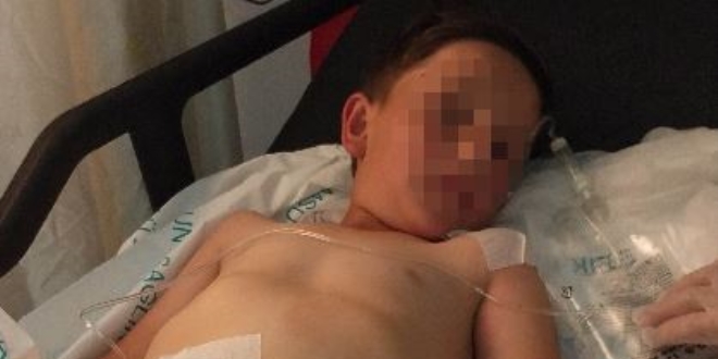 8 yaşındaki çocuk tüfekle vurularak hastanelik oldu