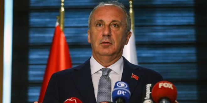 İnce: Erdoğan'ın seçimi kazandığını kabul ediyorum