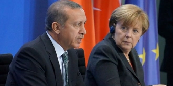 Merkel'den Cumhurbaşkanı Erdoğan'a kutlama