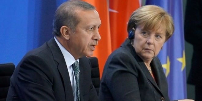 Merkel'den Cumhurbakan Erdoan'a kutlama