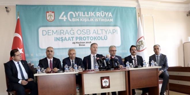 Sivas'ta 40 bin ki�ilik istihdam sa�lanacak