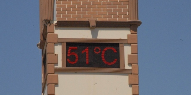 Diyarbakr'da termometreler 51 dereceyi gsterdi