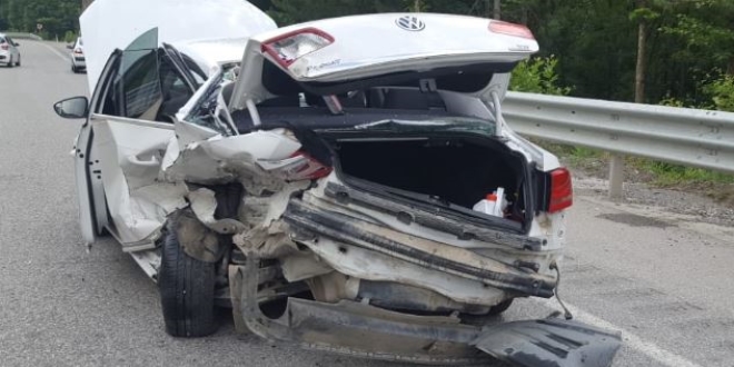 Zonguldak'ta zincirleme trafik kazas: 6 yaral