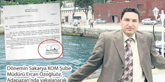 Kayıp raporunu da o müdür imzaladı