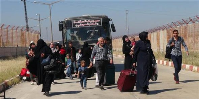 Bayram ziyaretine giden 16 bin Suriyeli dnd