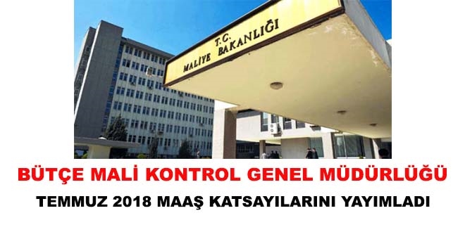 BUMKO Temmuz 2018 Maa Katsaylarn yaymlad