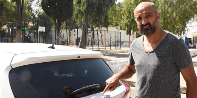 Sıfır kilometre aldığı araç boyalı çıktı