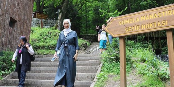 Sümela Manastırı kapalı döneminde bile rağbet görüyor
