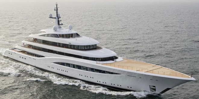 200 milyon dolarlk mega yat 'Faith' Marmaris'te